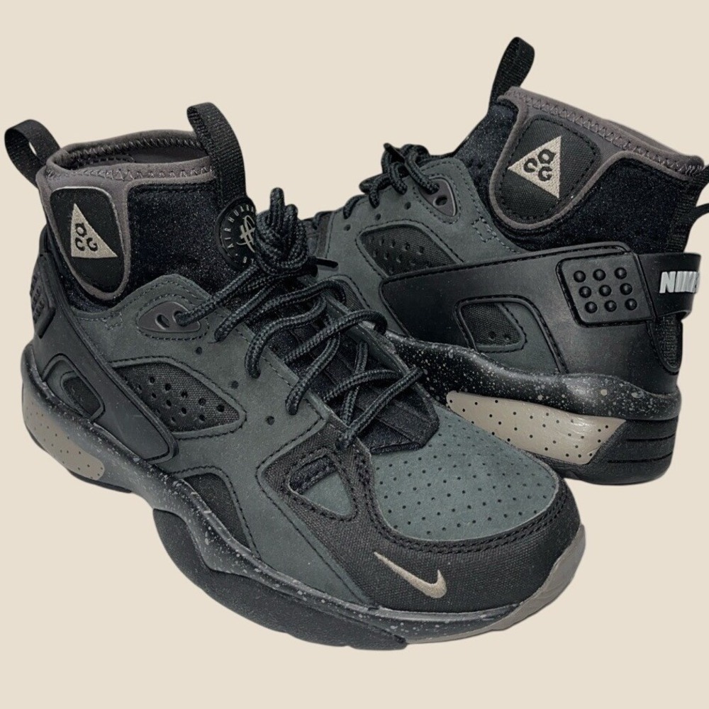Nike ACG Air Mowabb Mens 5 Off‎ Noir Olive Grey Black Trail Sneakers DM0840-001